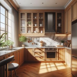 how to block space above kitchen new cabinets