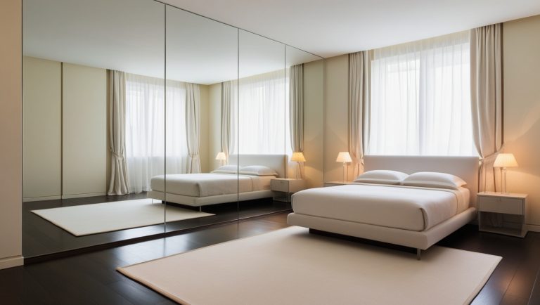 Mirror Corner Bedroom Decoration